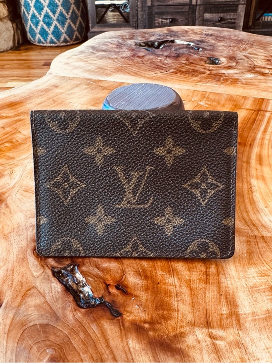 Louis Vuitton Handbags - Louis Vuitton monogram pocket organizer, brown wallet, vintage